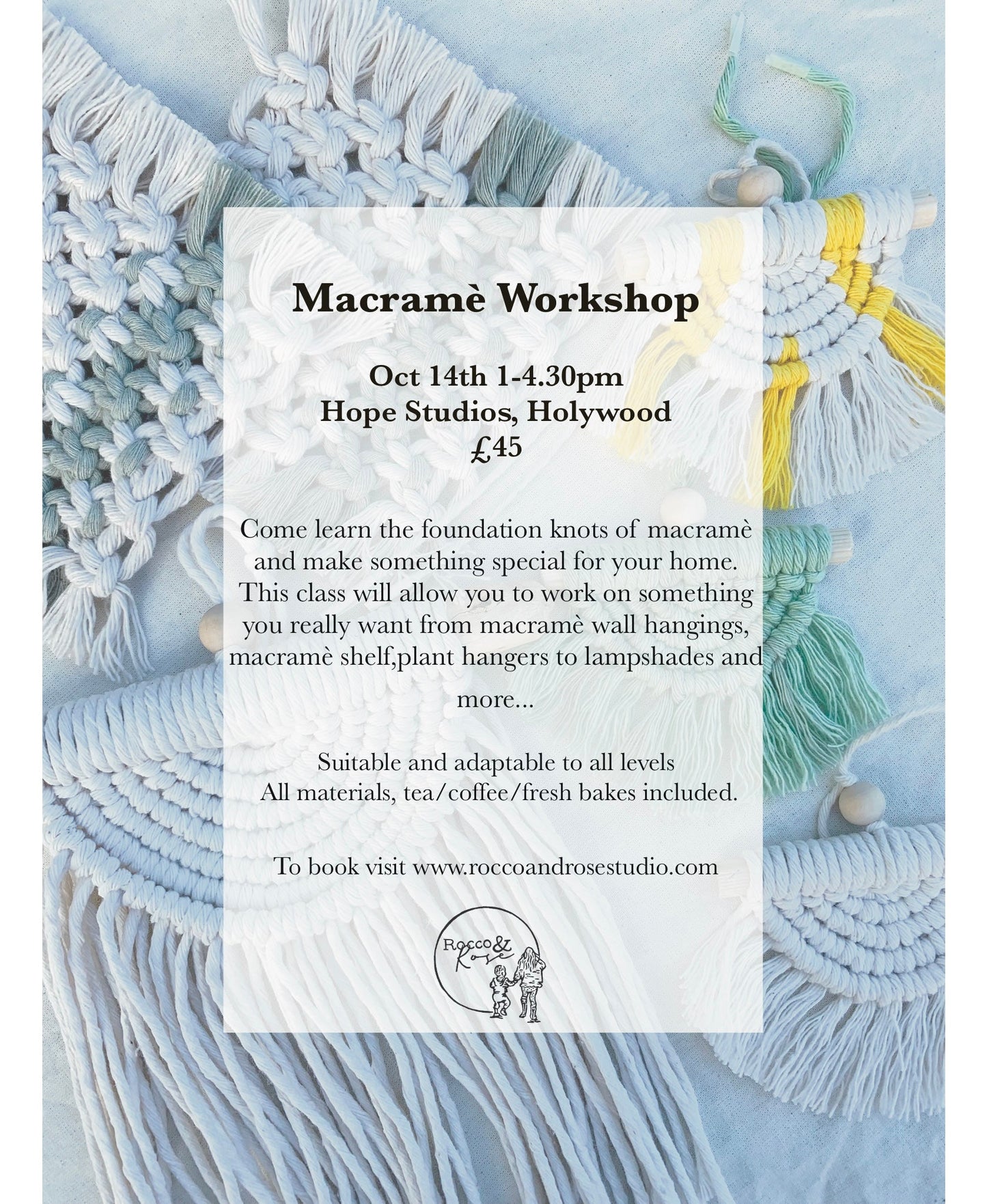 Macramè workshop , October 14th
